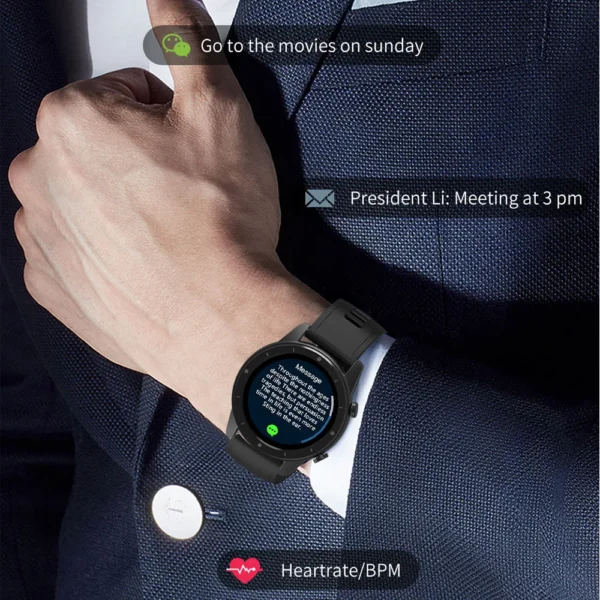 New PF50 Bluetooth Call Smart Watch Men Women Custom Dial Full Touch Screen Smartwatch Sports Fitness Watches for Android IOS - Image 6