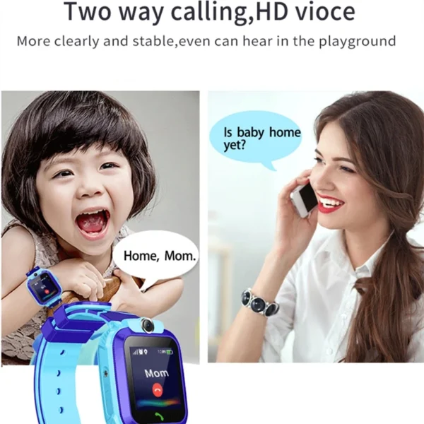 Waterproof Kids Smartwatch Child Smart Phone Watch Alarm Clock Maths Game Voice Chat SOS Flashlight Remote Control APP SeTracker - Image 4