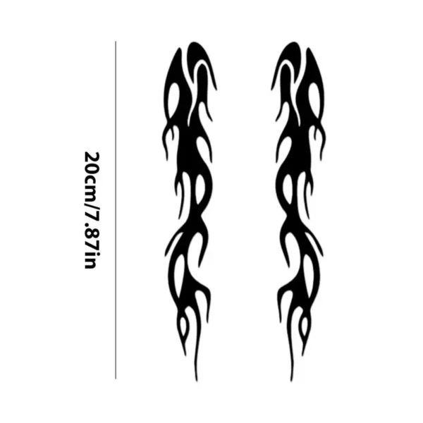 Interesting Flame Shape Motorcycle Decals Reflective Flame Stickers Waterproof Car Sticker Decals Motorcycle Accessories - Image 6
