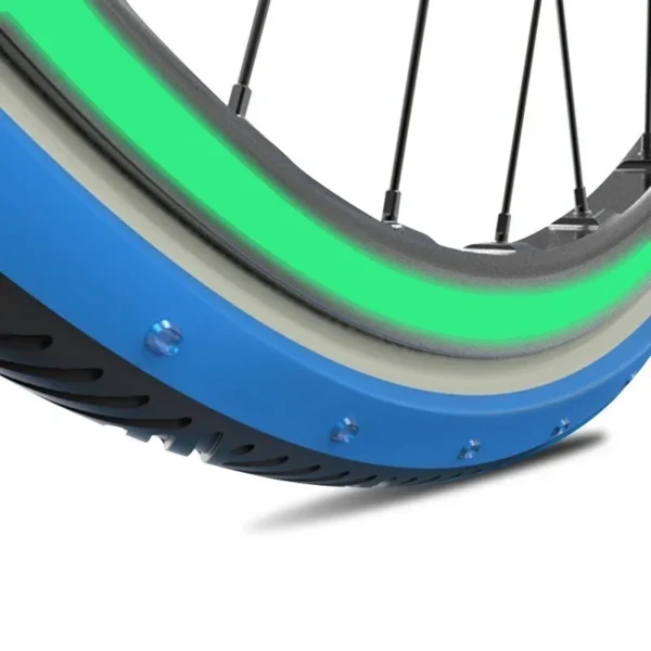 8Pcs/set Reflective Wheel Rims Stickers Motocross Bike Motorcycle Body Rim Stripe Tape Sticker Decorative Reflector Film Decals - Image 3